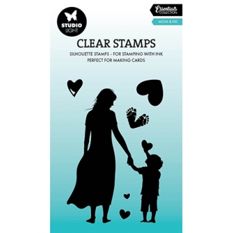 Clearstamp Mom & Kid...